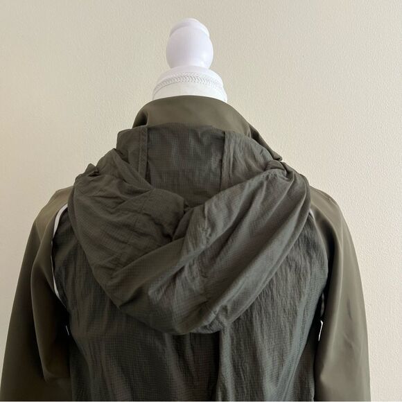 Outdoor Voices Frostknit Pullover Hoodie in Olive Green NEW Size Small - Picture 9 of 13